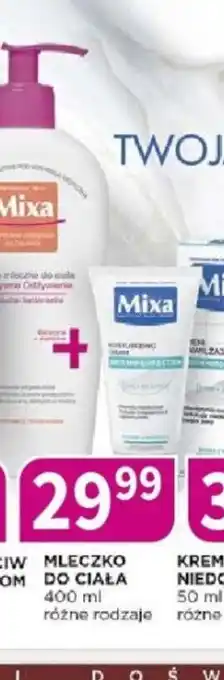 Drogerie Polskie Mleczko do ciała Mixa oferta