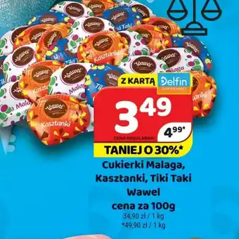 Delfin Cukierki Malaga, Kasztanki, Tiki Taki Wawel oferta