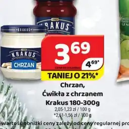 Delfin Chrzan, ćwikła z chrzanem Krakus oferta