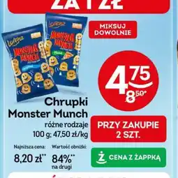 Żabka Chrupki Monster Munch oferta