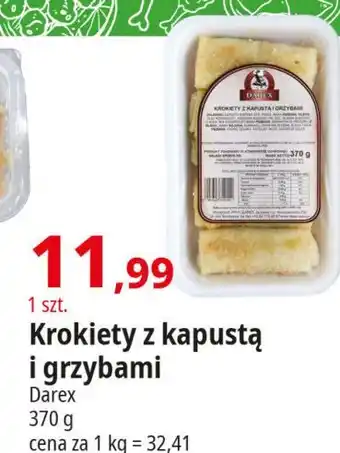 E.Leclerc Krokiety z kapustą i grzybami Darex oferta