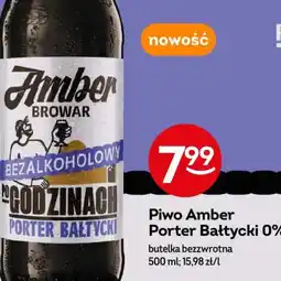 Żabka Piwo Amber Porter Bałtycki 0% oferta