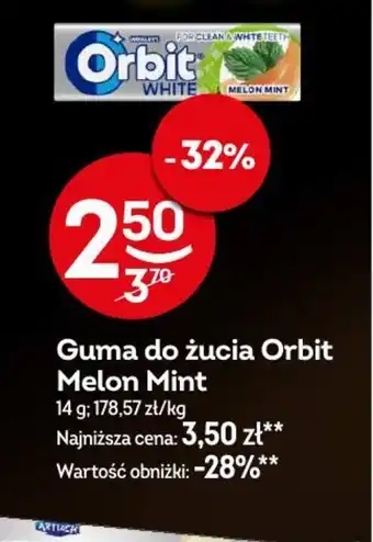 Żabka Guma do żucia Orbit Melon Mint oferta