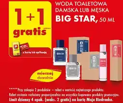 Biedronka Wody toaletowe BIG STAR 50ml oferta