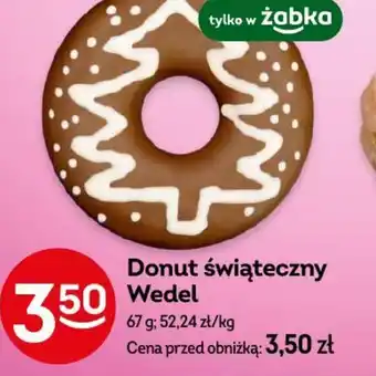 Żabka Donut świąteczny Wedel oferta