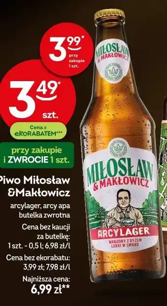 Żabka Piwo Miłosław & Makłowicz oferta