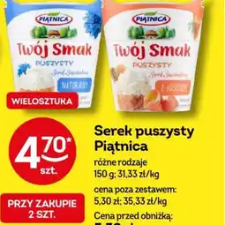 Żabka Serek puszysty Piątnica oferta