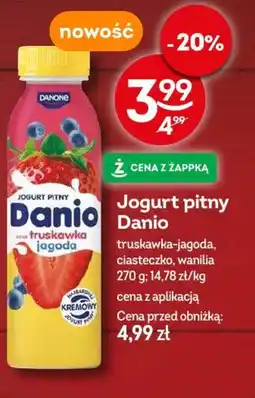 Żabka Jogurt pitny Danio oferta