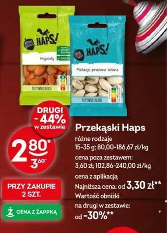 Żabka Przekąski Haps oferta