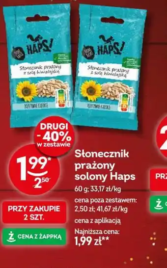 Żabka Słonecznik prażony solony Haps oferta