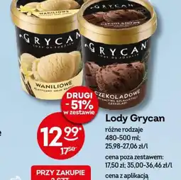 Żabka Lody Grycan oferta
