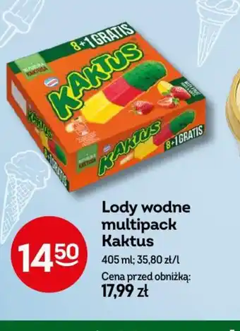 Żabka Lody wodne multipack Kaktus oferta