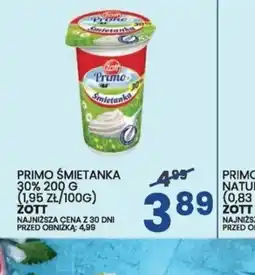 Wafelek Primo śmietanka 30% Zott oferta