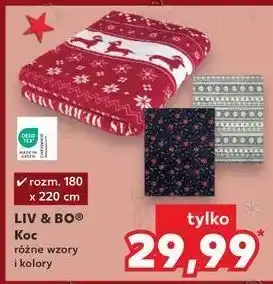 Kaufland Koc 180 x 220 cm Liv & Bo oferta