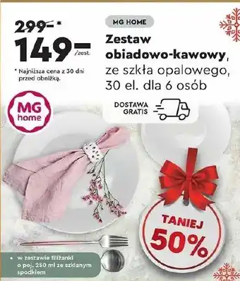 Biedronka Zestaw obiadowy abria Mg Home oferta