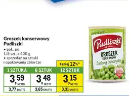 Makro Pudliszki groszek konserwowy oferta