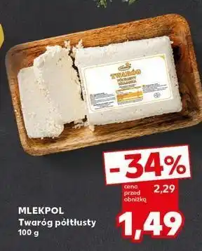 Kaufland Twaróg półtłusty Mlekpol oferta