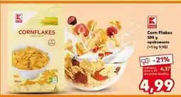 Kaufland Płatki śniadaniowe corn flakes K-Classic oferta