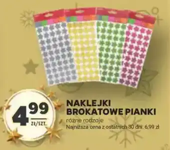 Stokrotka NAKLEJKI BROKATOWE PIANKI oferta