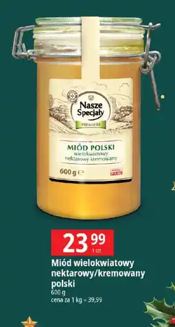 E.Leclerc Miód wielokwiatowy nektarowy/kremowany polski oferta