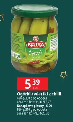 E.Leclerc Ogórki ćwiartki z chilli oferta