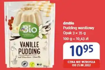 dm drogerie markt dmBio Pudding waniliowy oferta