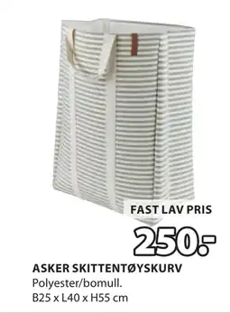 JYSK ASKER SKITTENTØYSKURV oferta