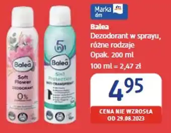 dm drogerie markt Balea Dezodorant w sprayu oferta