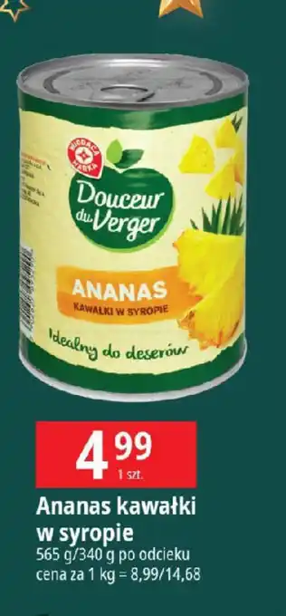 E.Leclerc Ananas kawałki w syropie oferta