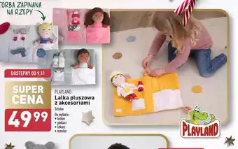 ALDI Lalka pluszowa Playland z akcesoriami oferta