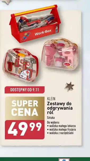 ALDI Zestawy do odgrywania ról Klein oferta