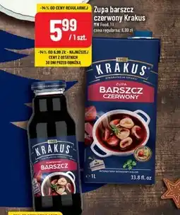 Polomarket Krakus Zupa barszcz czerwony 1 l oferta