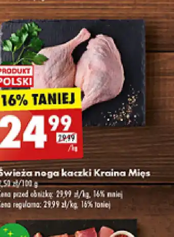 Biedronka Swieża noga kaczki Kraina Mięs oferta