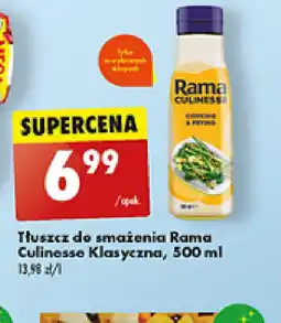 Biedronka Tłuszcz do smażenia Rama Culinisse Klasyczna oferta