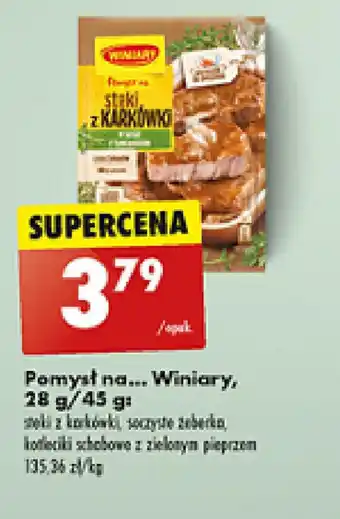 Biedronka Przyprawa do steków z karkówki Winiary oferta