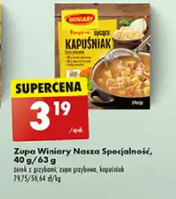 Biedronka Zupa Winiary Nasza Specjalność oferta