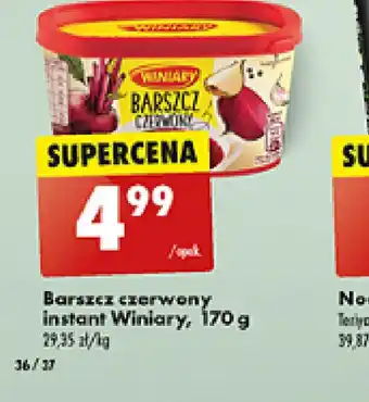 Biedronka Barszcz czerwony instant Winiary oferta