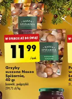 Biedronka Grzyby suszone Nasza Spiżarnia oferta