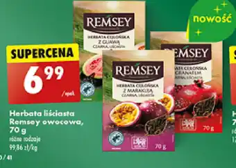 Biedronka Herbata liściasta Remsey owocowa oferta