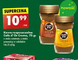 Biedronka Kawa rozpuszczalna Cafe d'Or Crema oferta