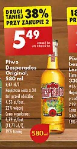 Biedronka Piwo Desperados Original oferta