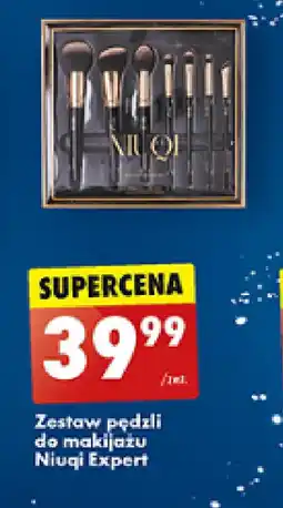 Biedronka Zestaw pędzli do makijażu Niuqi Expert oferta