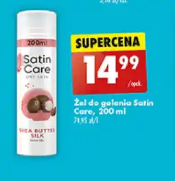 Biedronka Zel do golenia Satin Care oferta