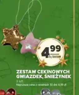 Stokrotka Zestaw cekinowych gwiazdek, śnieżynek oferta