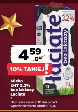 Netto Mleko bez laktozy 3.2% Łaciate oferta