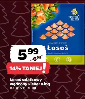 Netto Łosoś sałatkowy wędzony Fisher King oferta