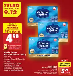 Biedronka Masło Ekstra Mleczna Dolina oferta