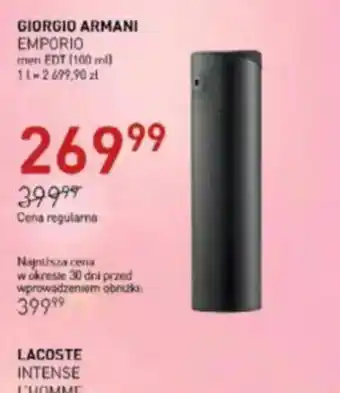 Jawa Drogerie Giorgio Armani Emporio oferta