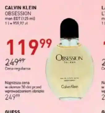 Jawa Drogerie Calvin Klein Obsession oferta