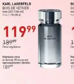 Jawa Drogerie Karl Lagerfeld Bois de Vetiver oferta